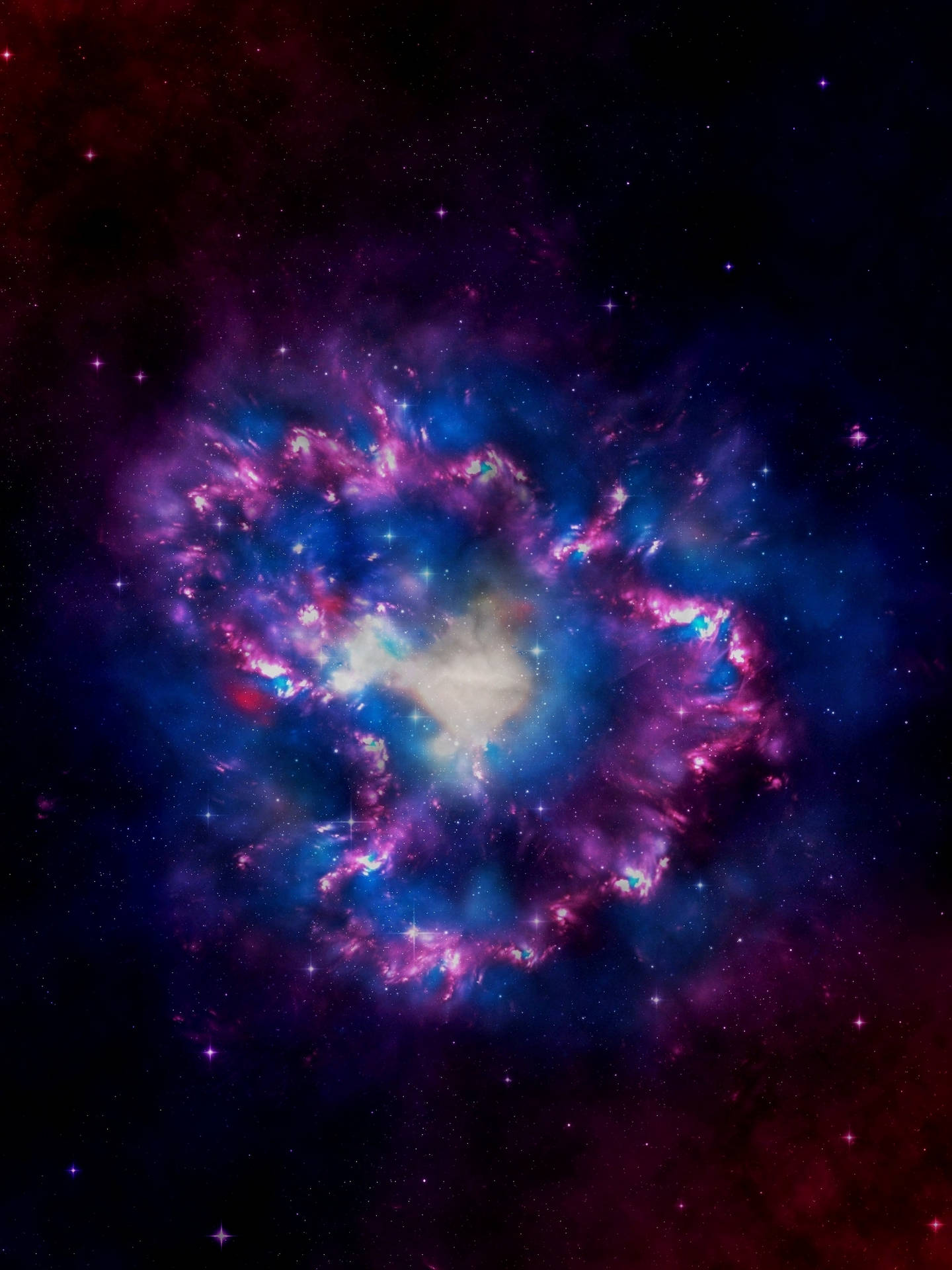 Galaxy Moon Wallpaper