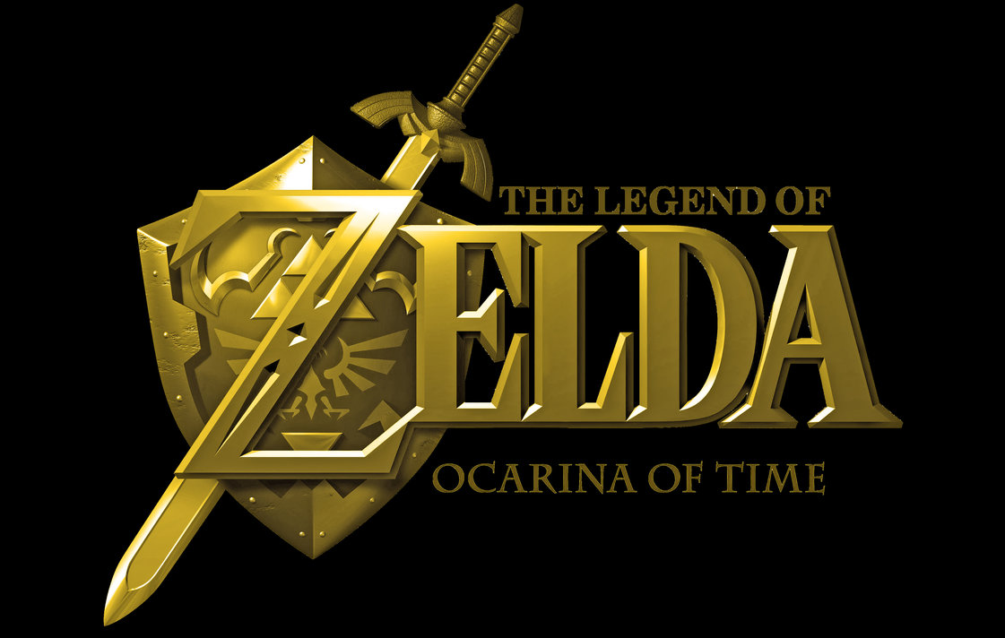 Ocarina Of Time Gold Logo HD By Saltso