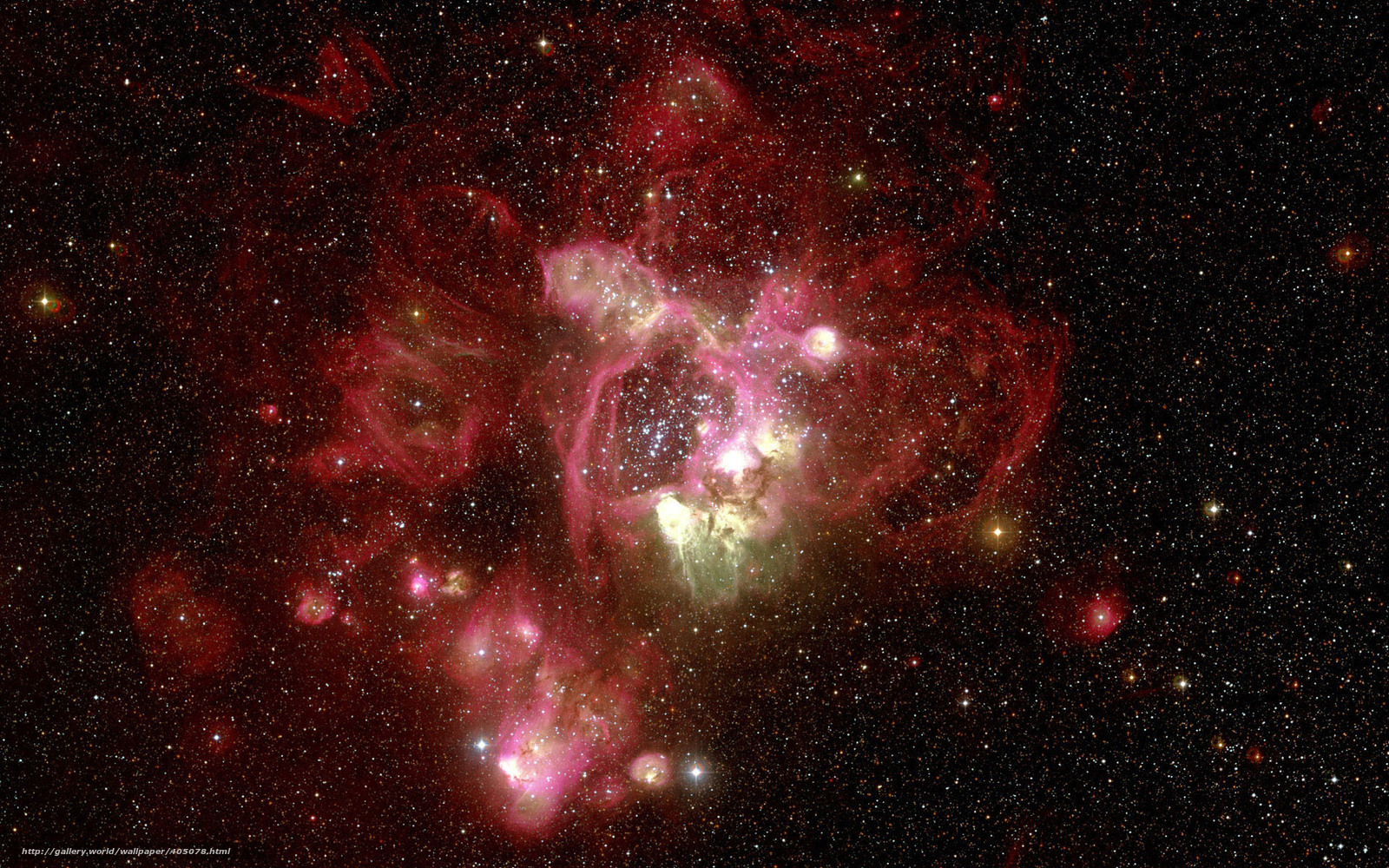 Wallpaper Nebula Red Hubble Telescope Desktop