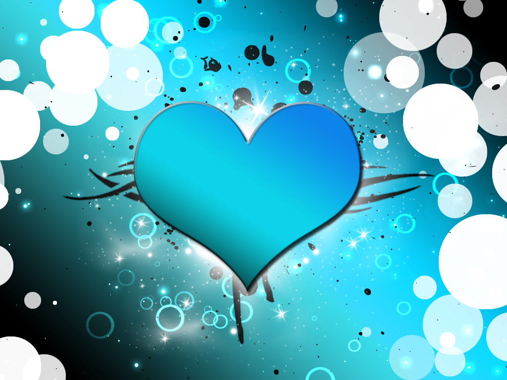 Love Blue Hearts Wallpaper Gallery