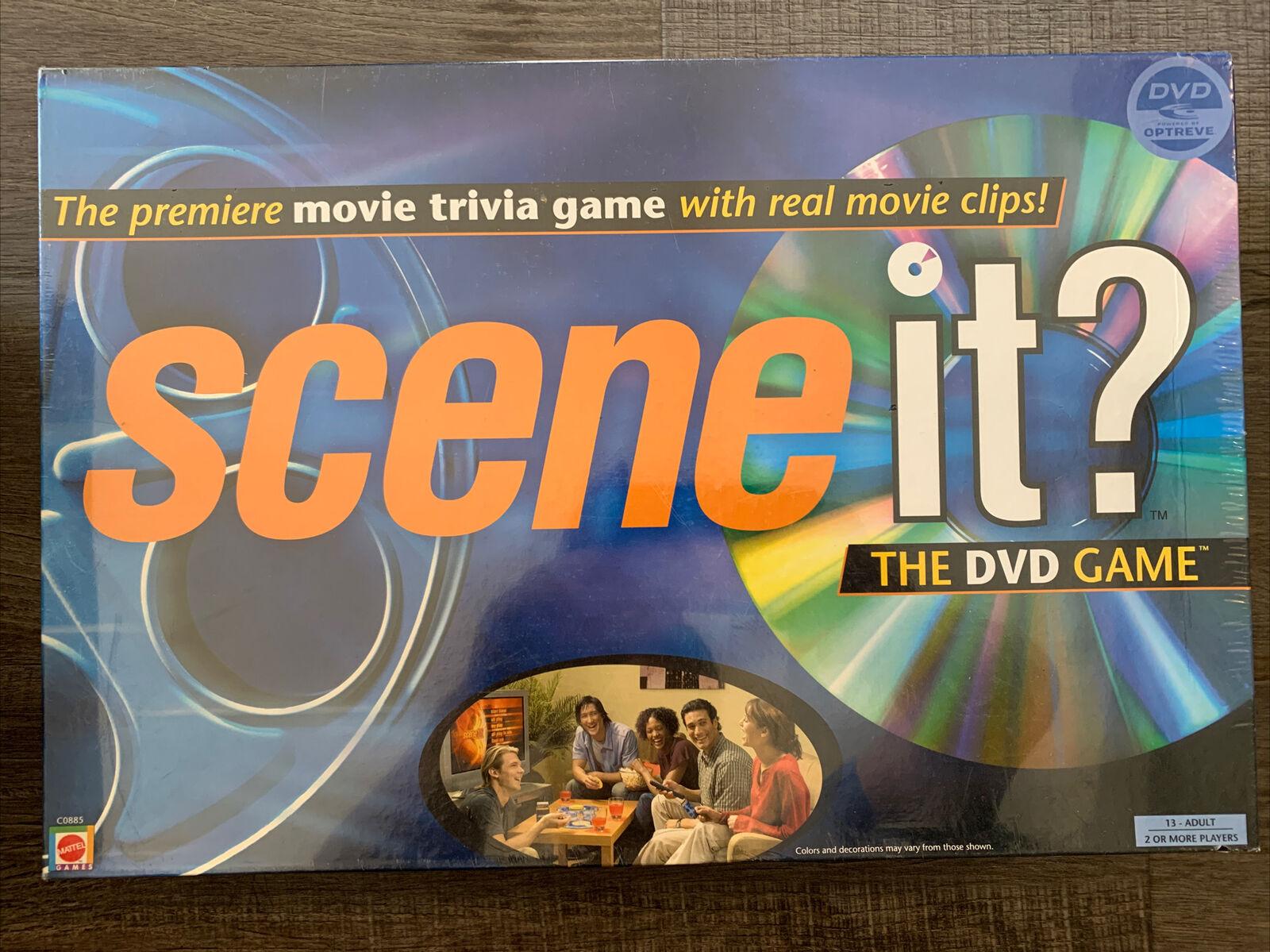 Scene It The DVD Mattel Board Game Movie Trivia Game Brand New