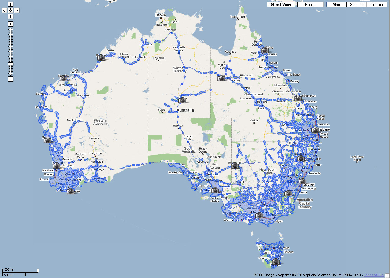 Google Maps Reveals Street In Australia