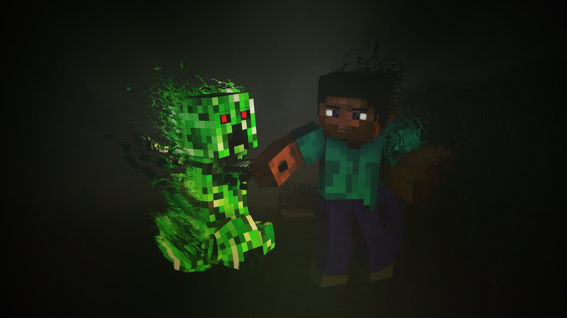 Minecraft Steve HD Wallpaper On