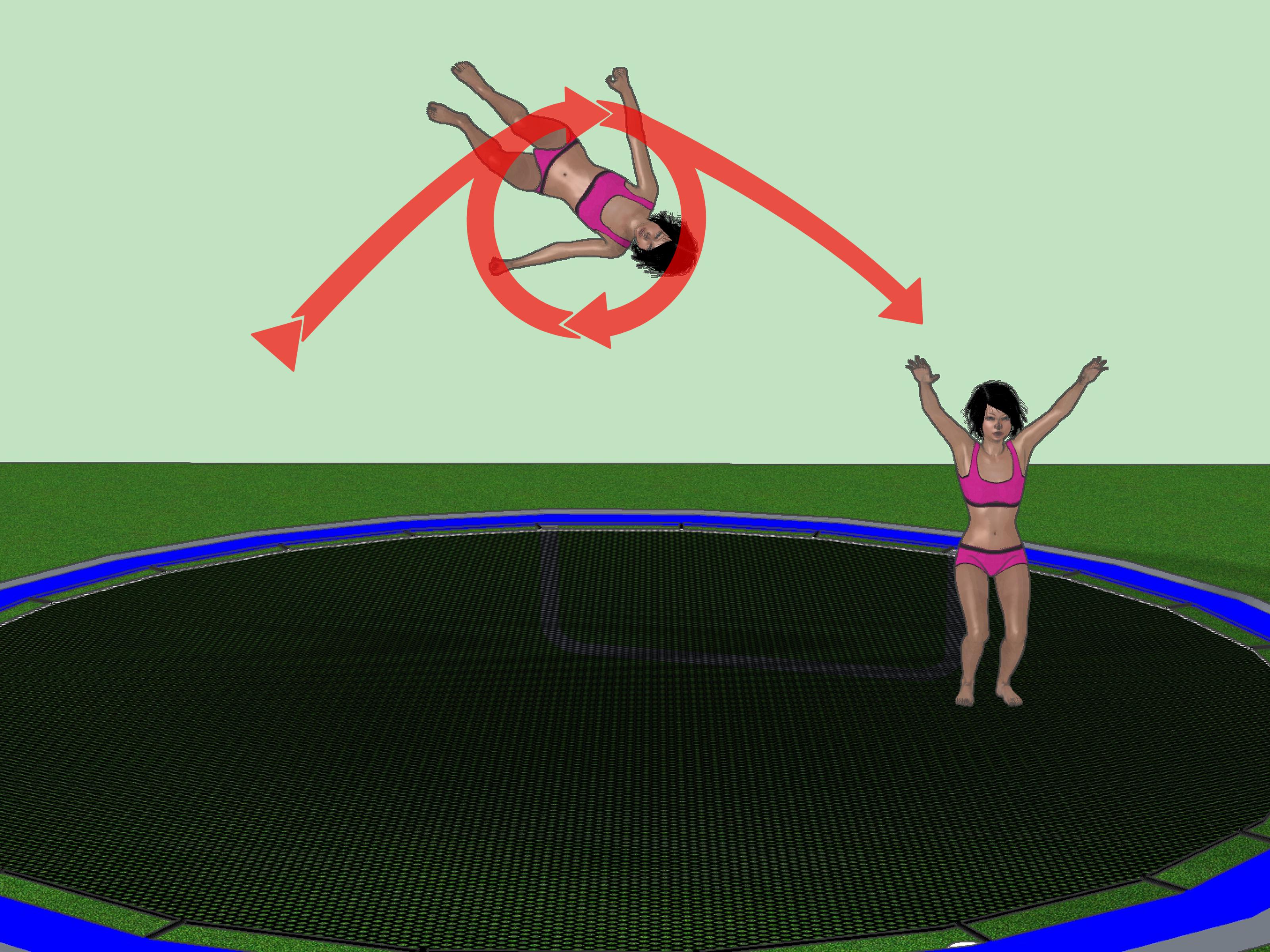 How To Do A Backflip On Trampoline Steps With Pictures