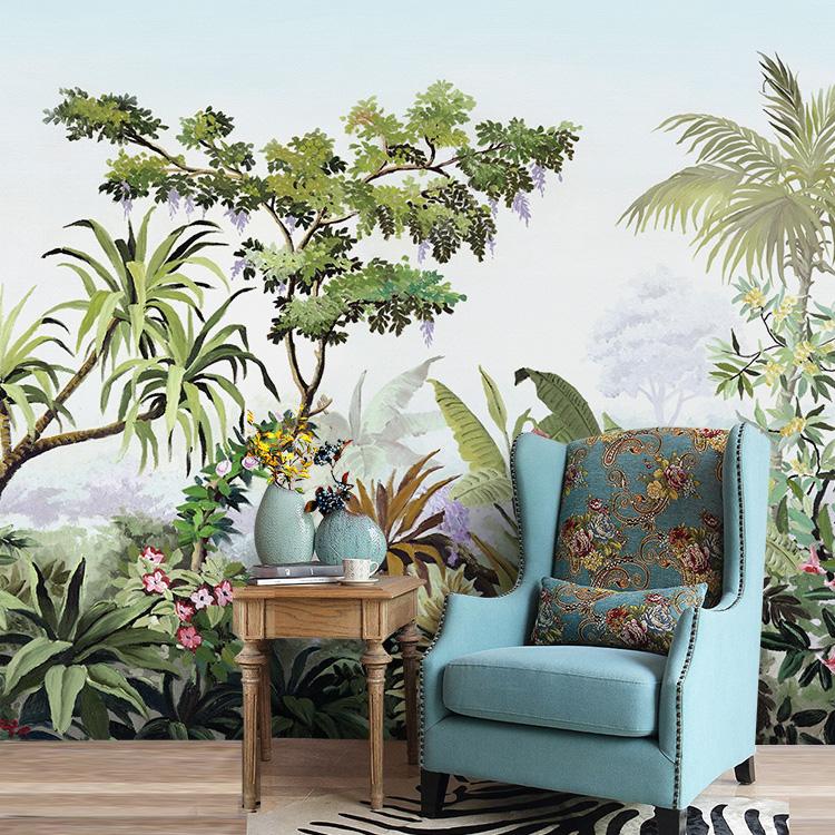 Tropical Island Forrest Wall Mural Staunton And Henry