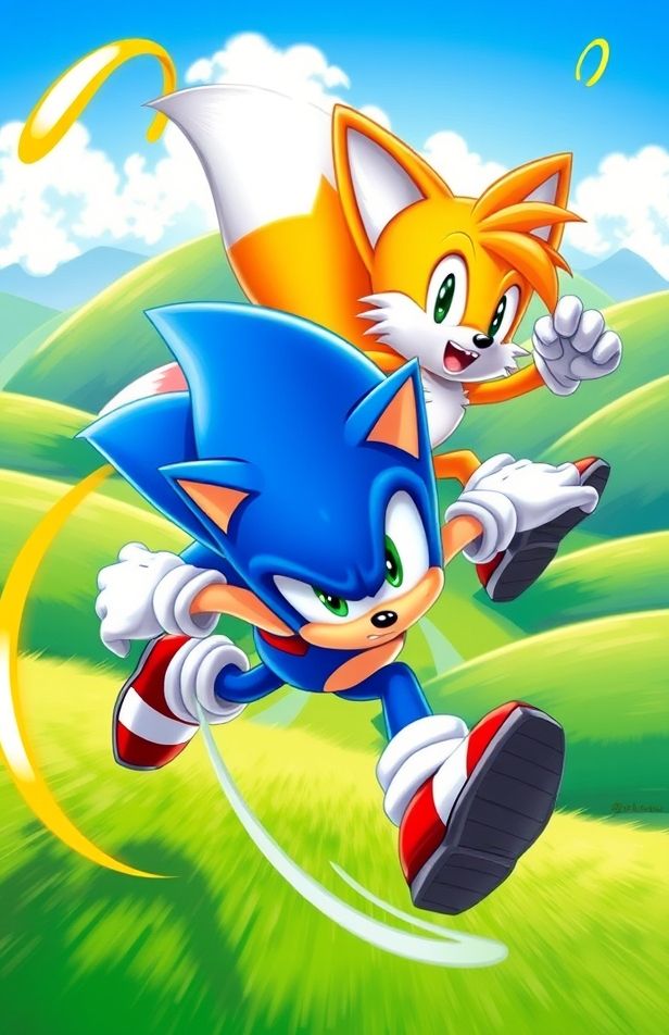 Sonic And Tails Wallpaper
