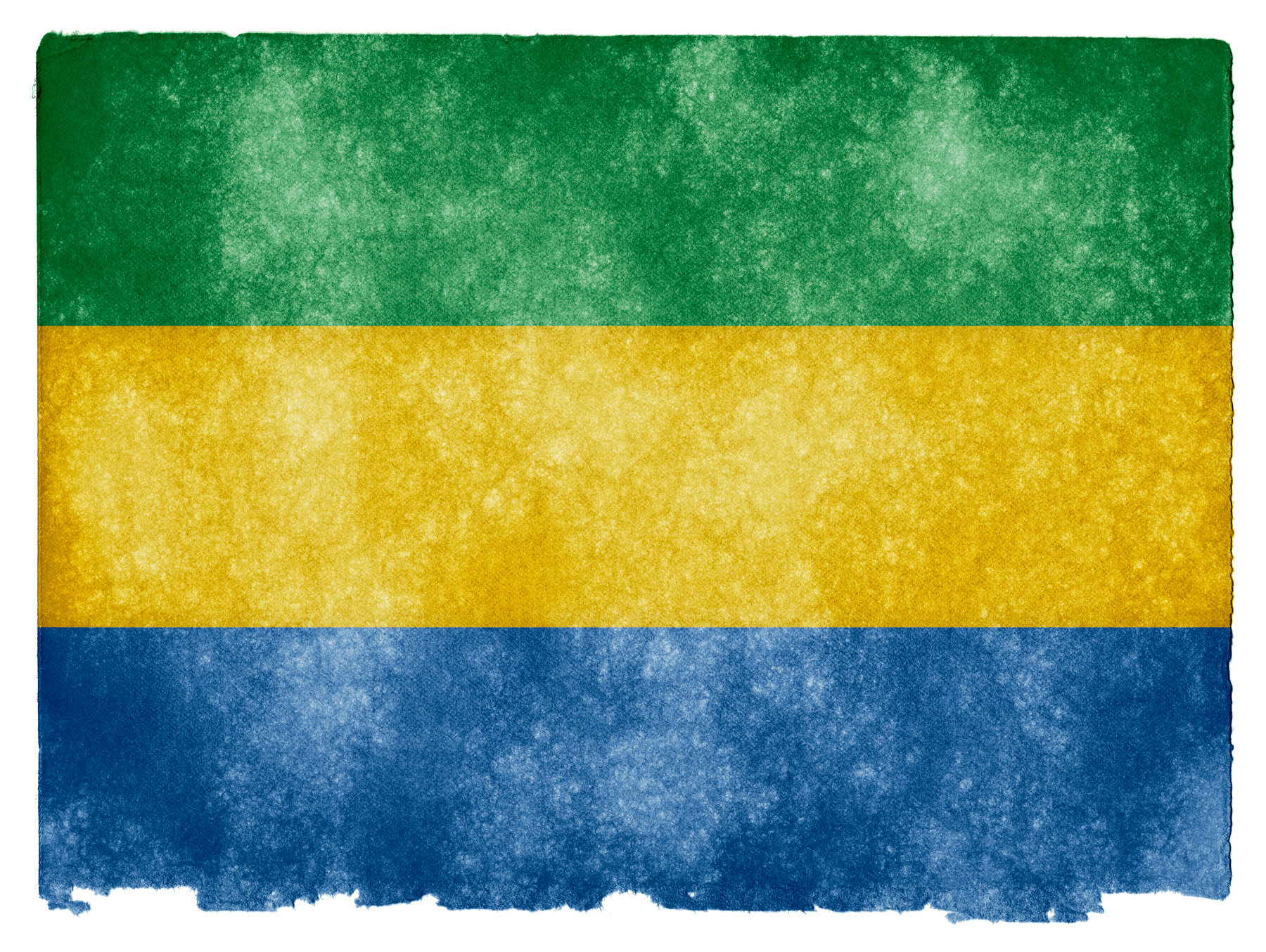 Photo Gabon Grunge Flag Pride Picture Proud