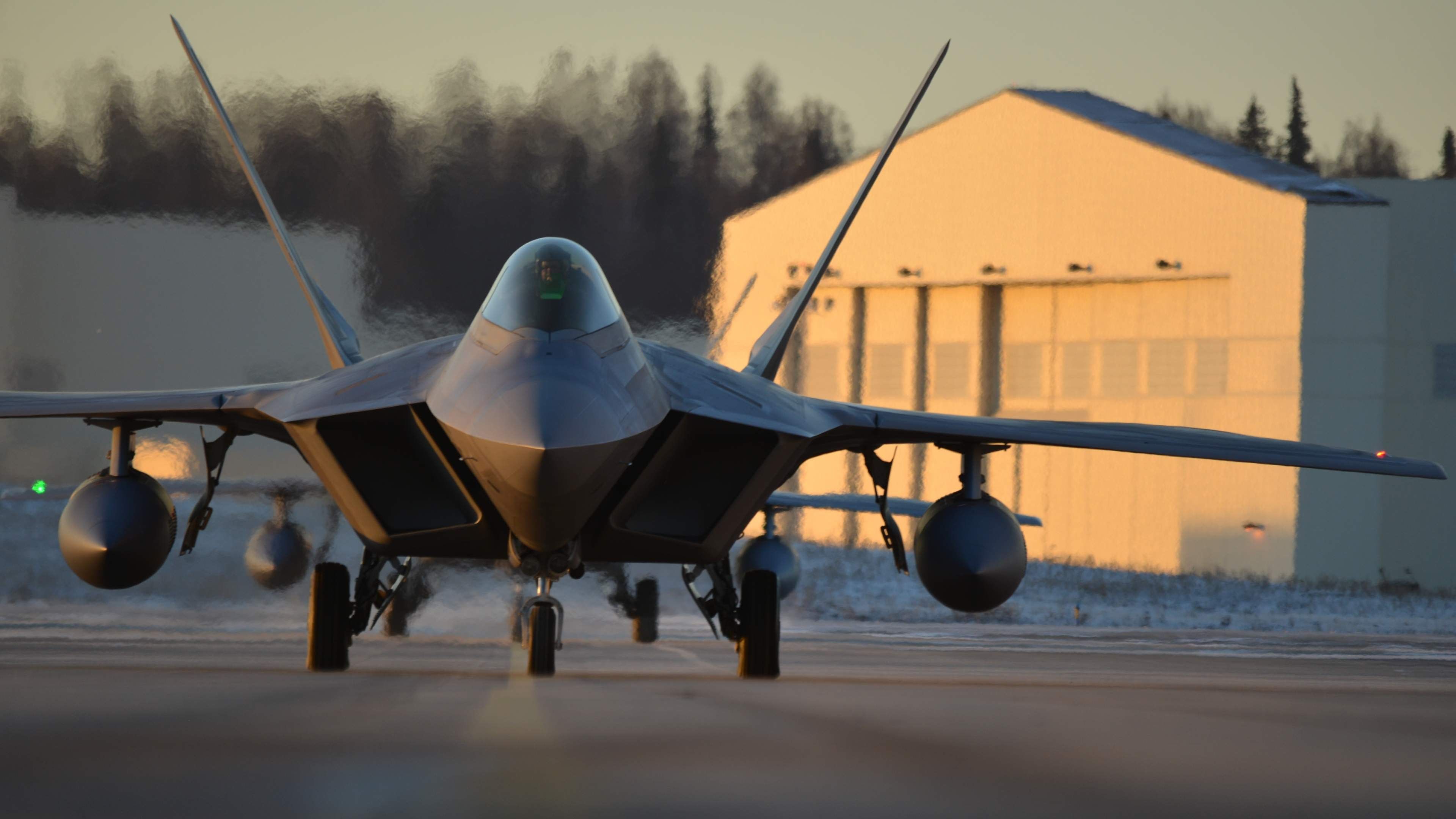 F Raptor Aircraft 4k Ultra HD Wallpaper
