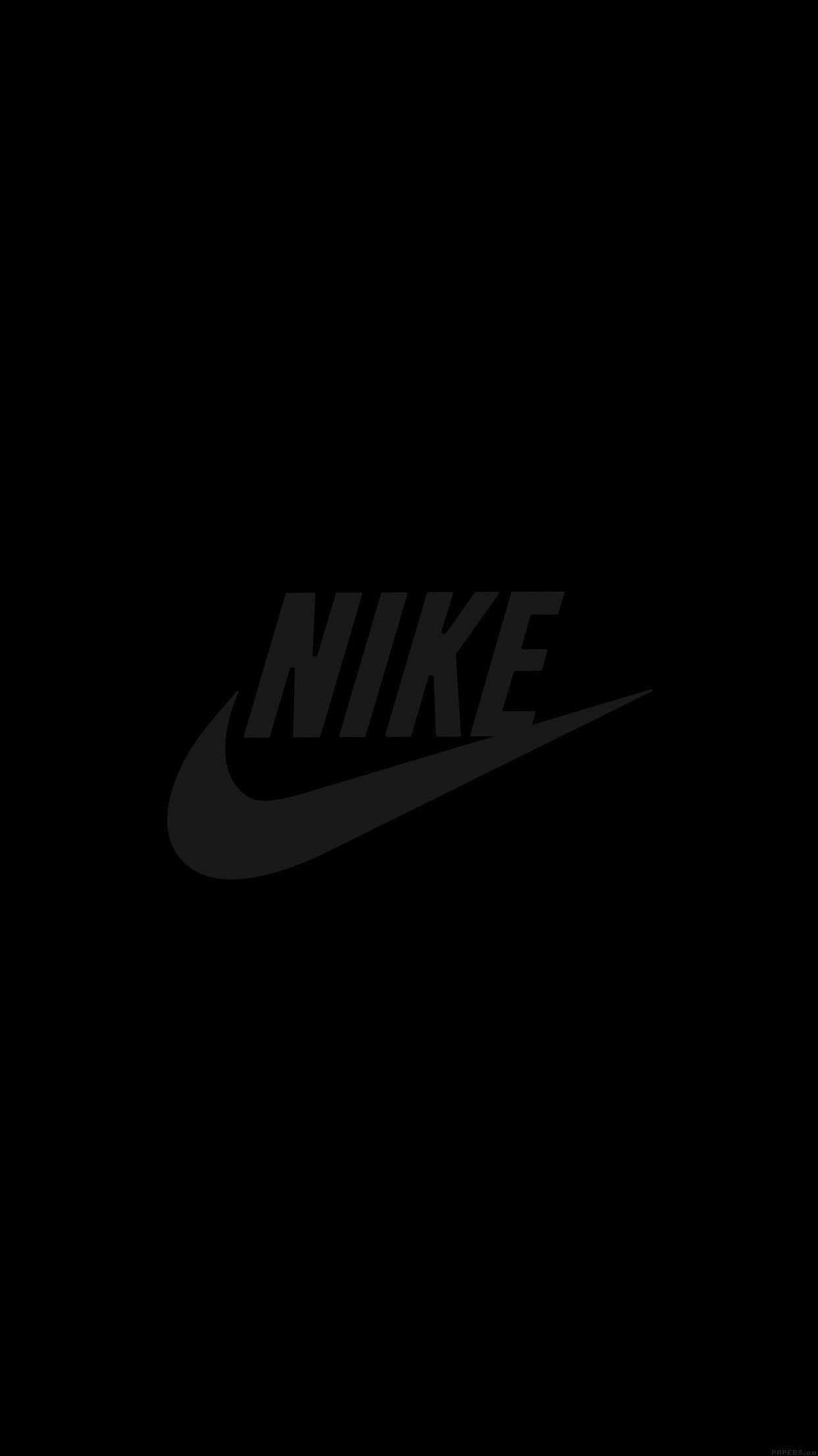 Nike Black iPhone Wallpaper On