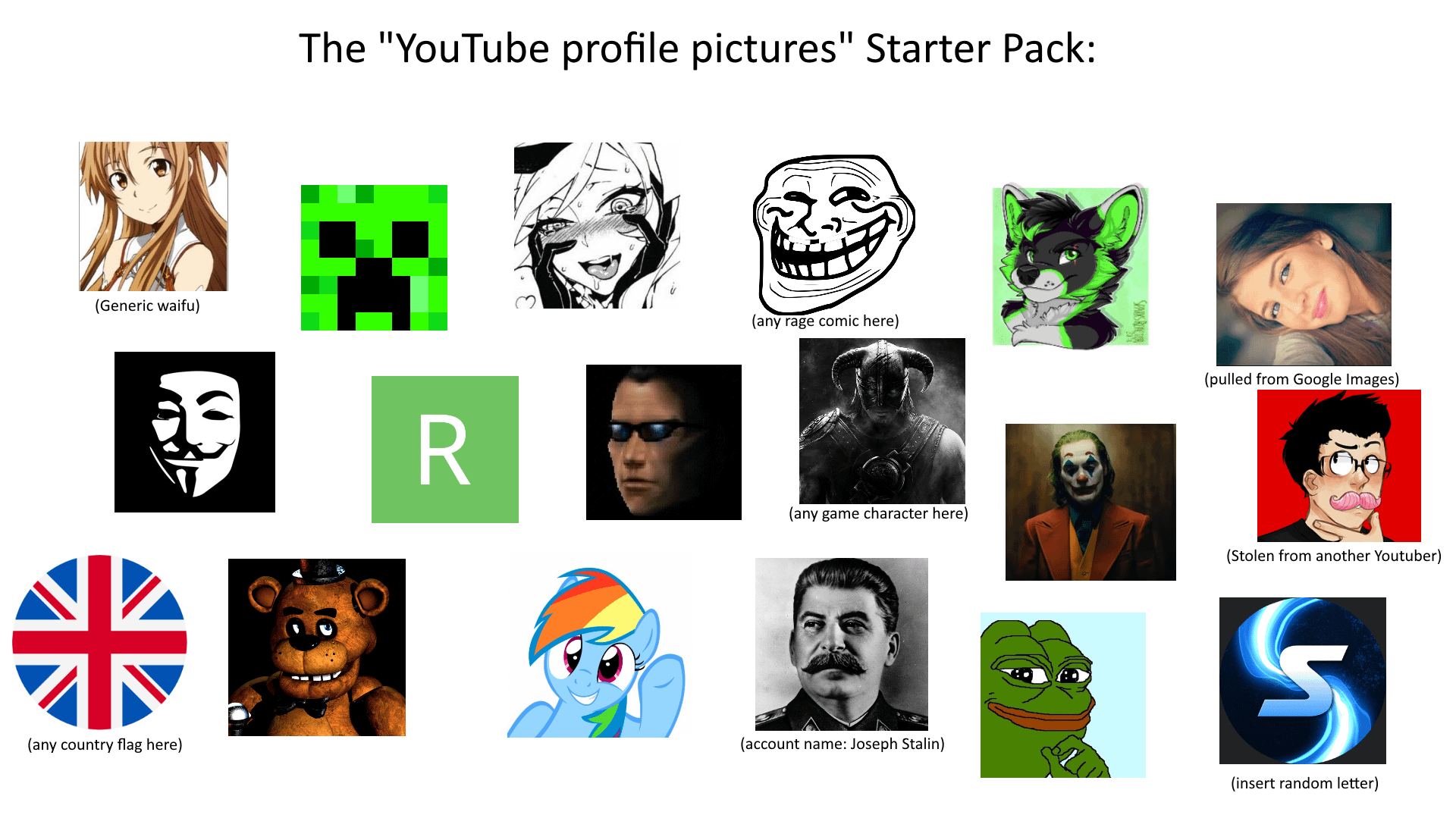 Profile Pictures Starter Pack R Starterpacks
