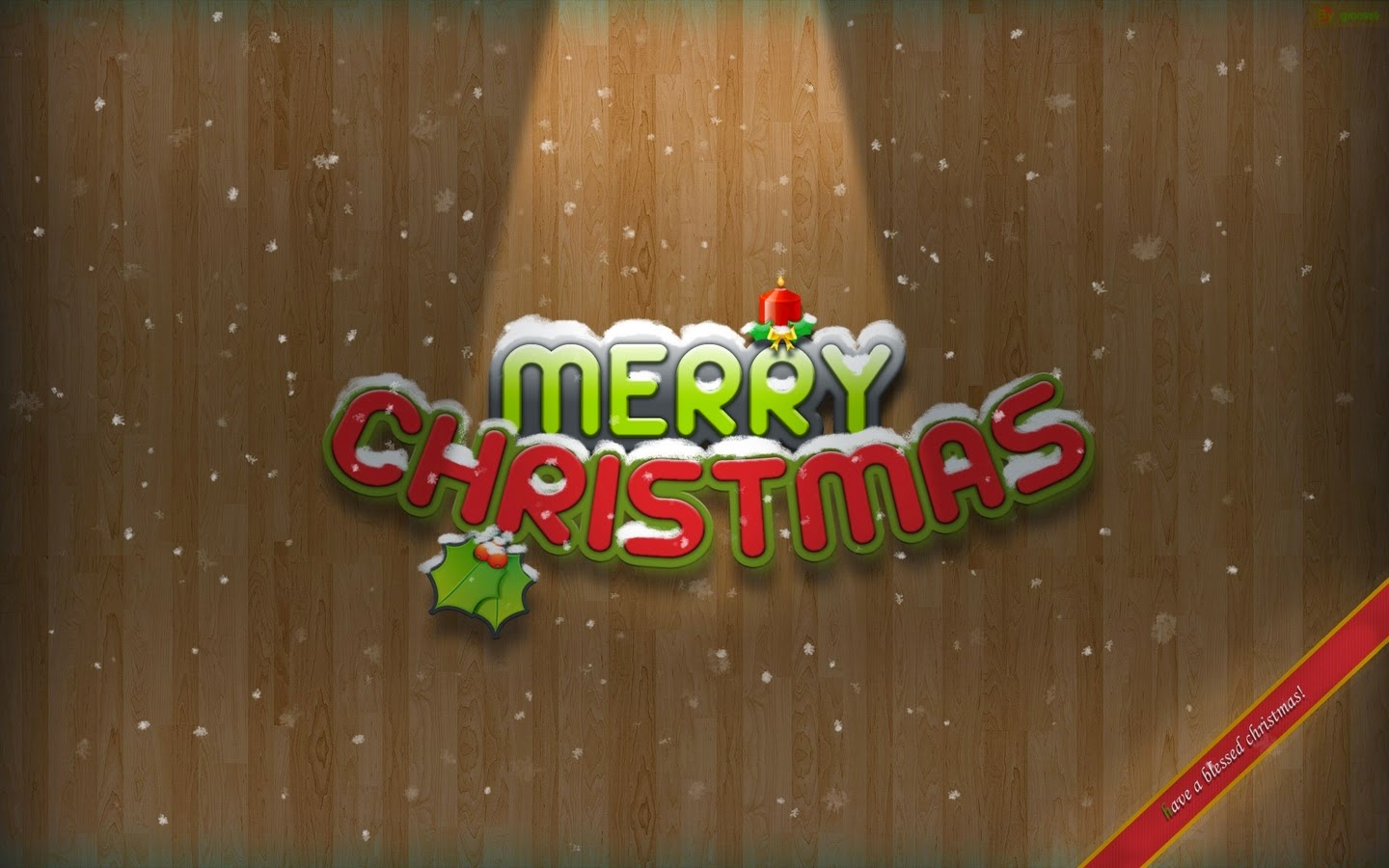 Cute Merry Christmas Background Full HD 1080p Wallpaper