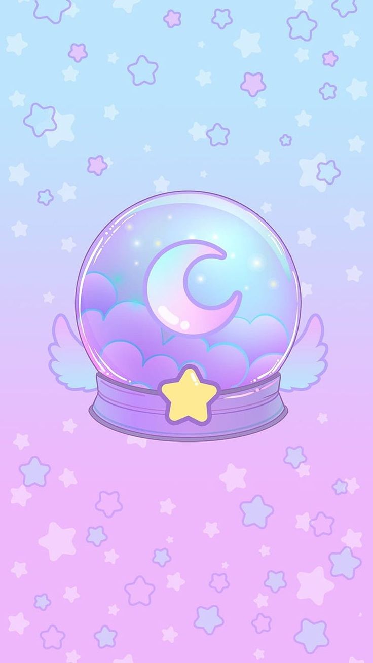 Kawaii Magic Ball Cute Pastel HD Mobile Wallpaper In