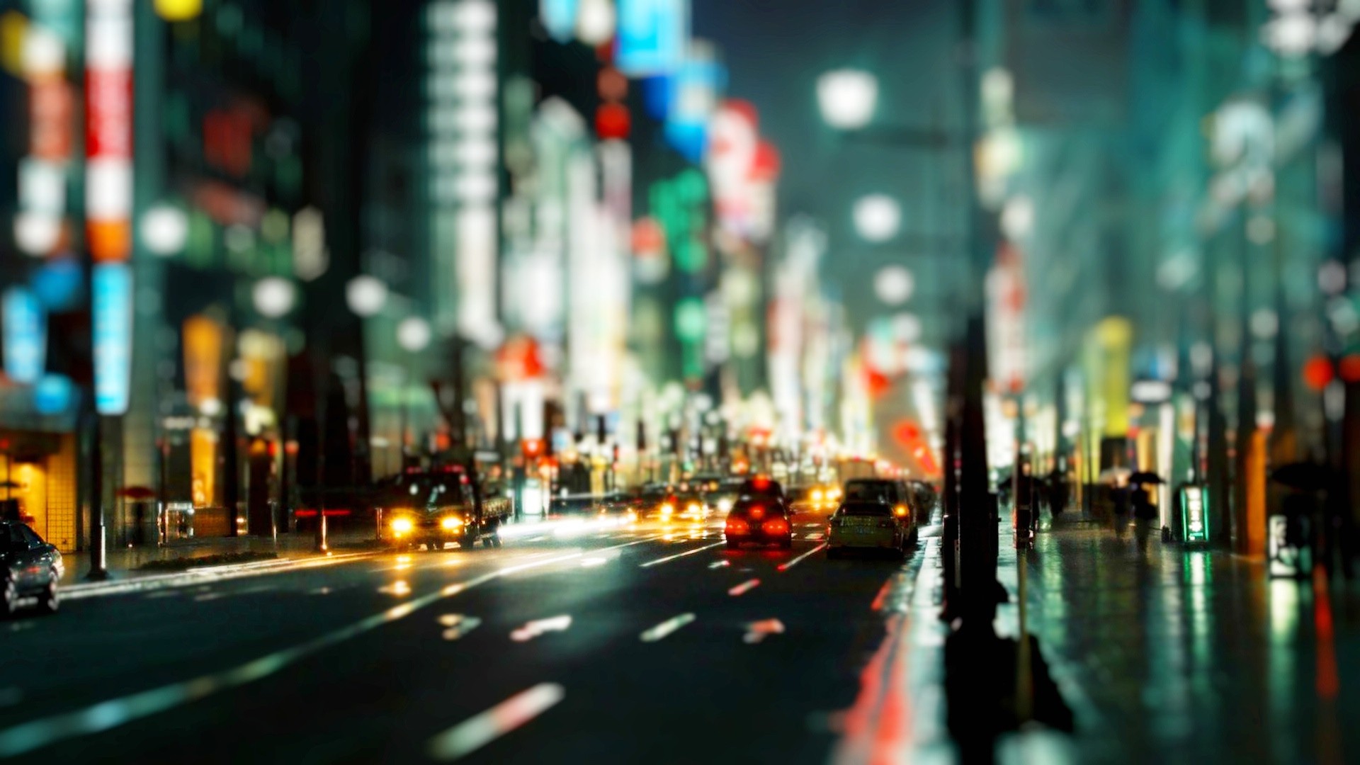 Cityscapes Streets Wallpaper Night
