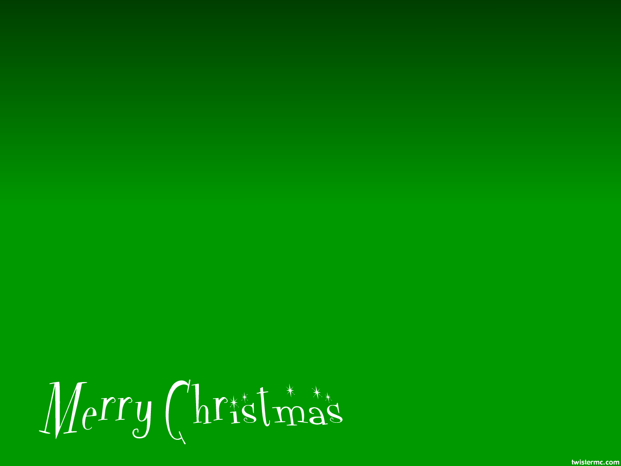 Green Christmas Background Screen