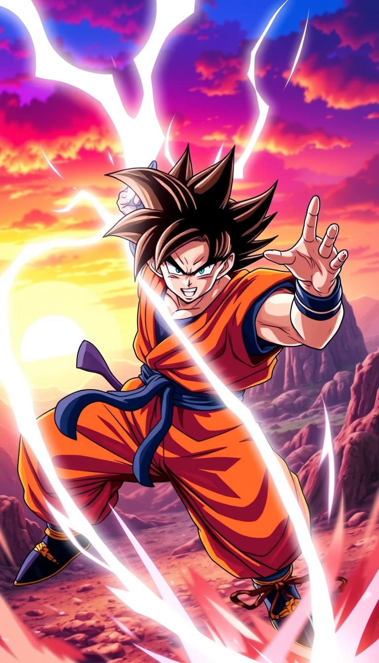 Goku Kaioken Mobile Wallpaper