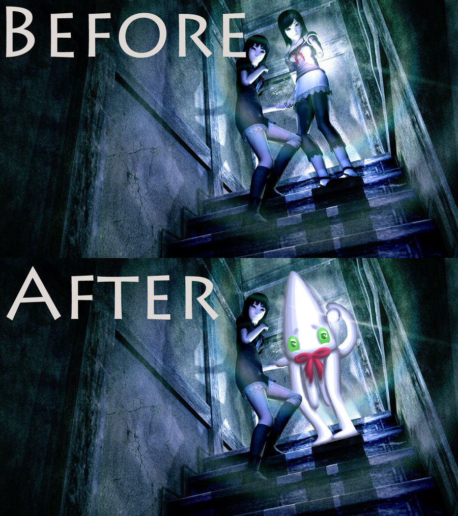 Fatal Frame Ii Crimson Butterfly Before And After By Katwynn On