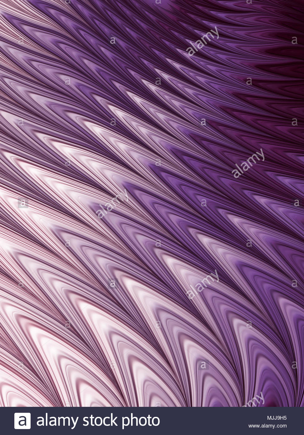 Dark Pink Fractal Wallpaper Background With Smooth Wavy Lines