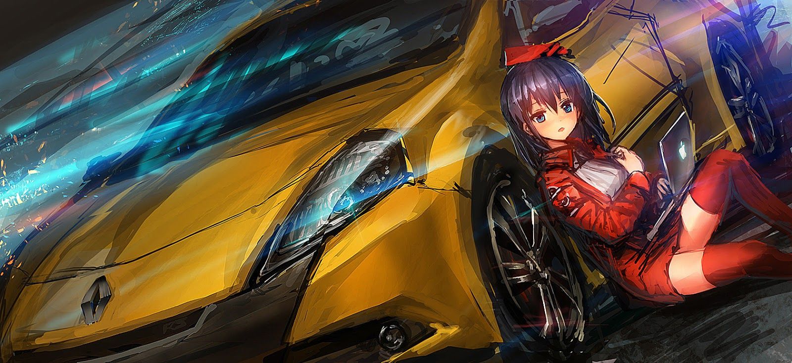 [50+] Anime Cars Desktop Wallpapers - WallpaperSafari