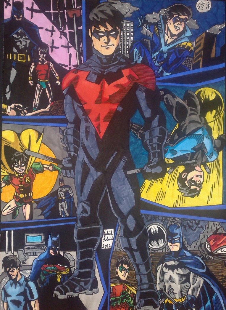 DC NEW 52   NIGHTWING by GabRed Hat 764x1046