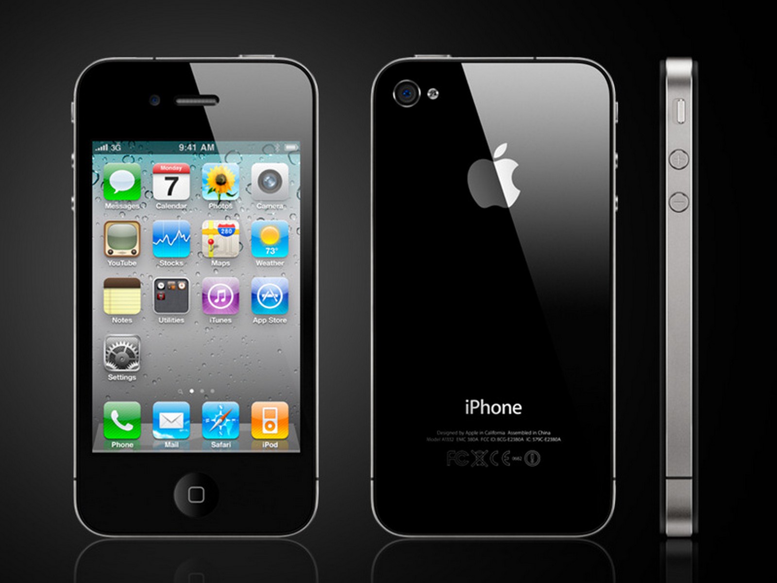 Every One Wallpaper HD iPhone 4s Black Image