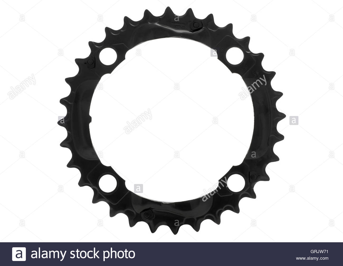 Shimano Deore Sg X M9 S Tooth Chainring On White Background