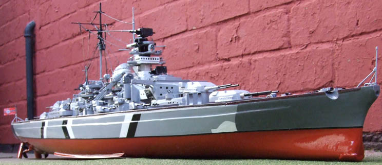ship models   german ships   bismarck   peter woodward