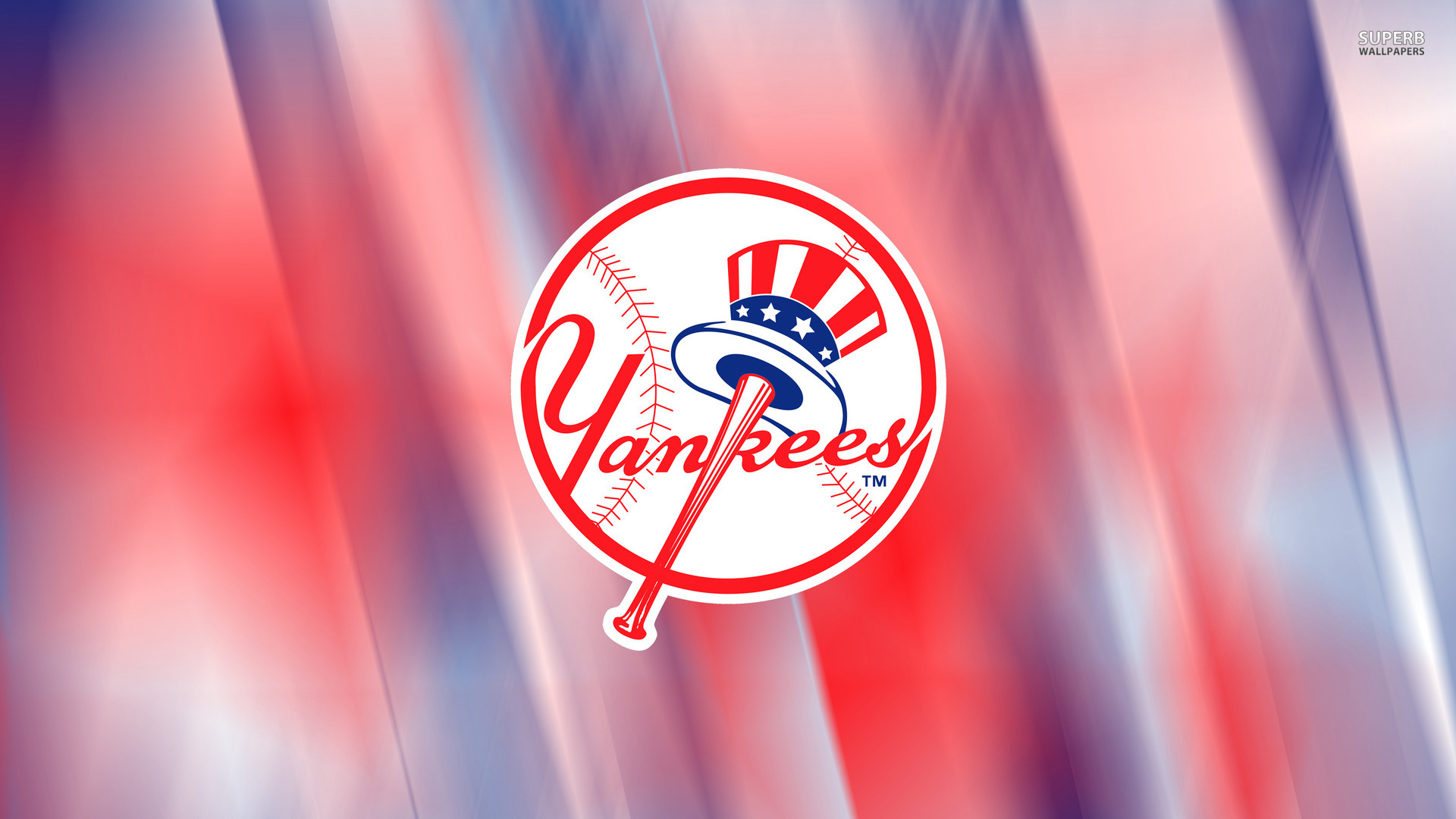 New York Yankees Logo Grid X Wallpaper