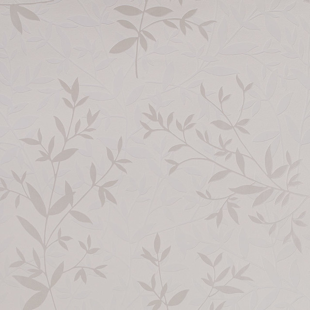 Bijou White Mica Modern Wallpaper