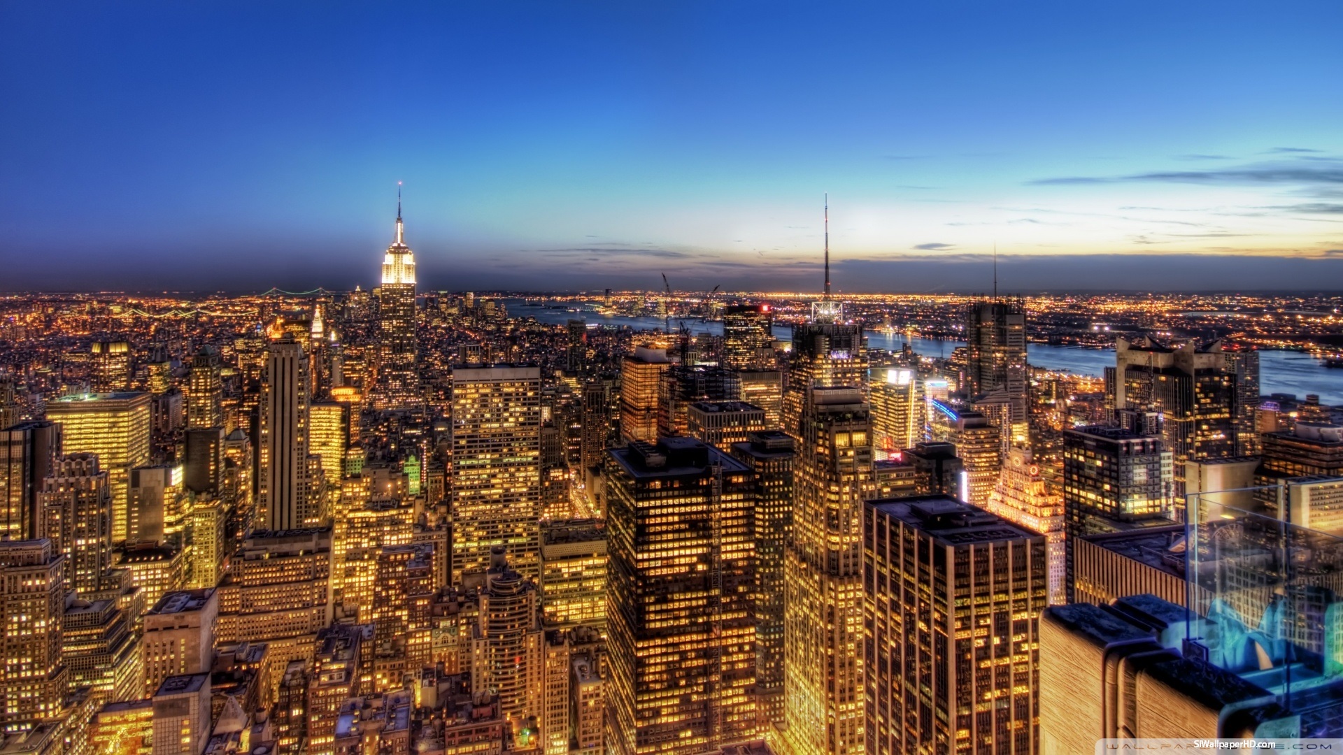 New York City Skyline Wallpaper HD Image High Resolution