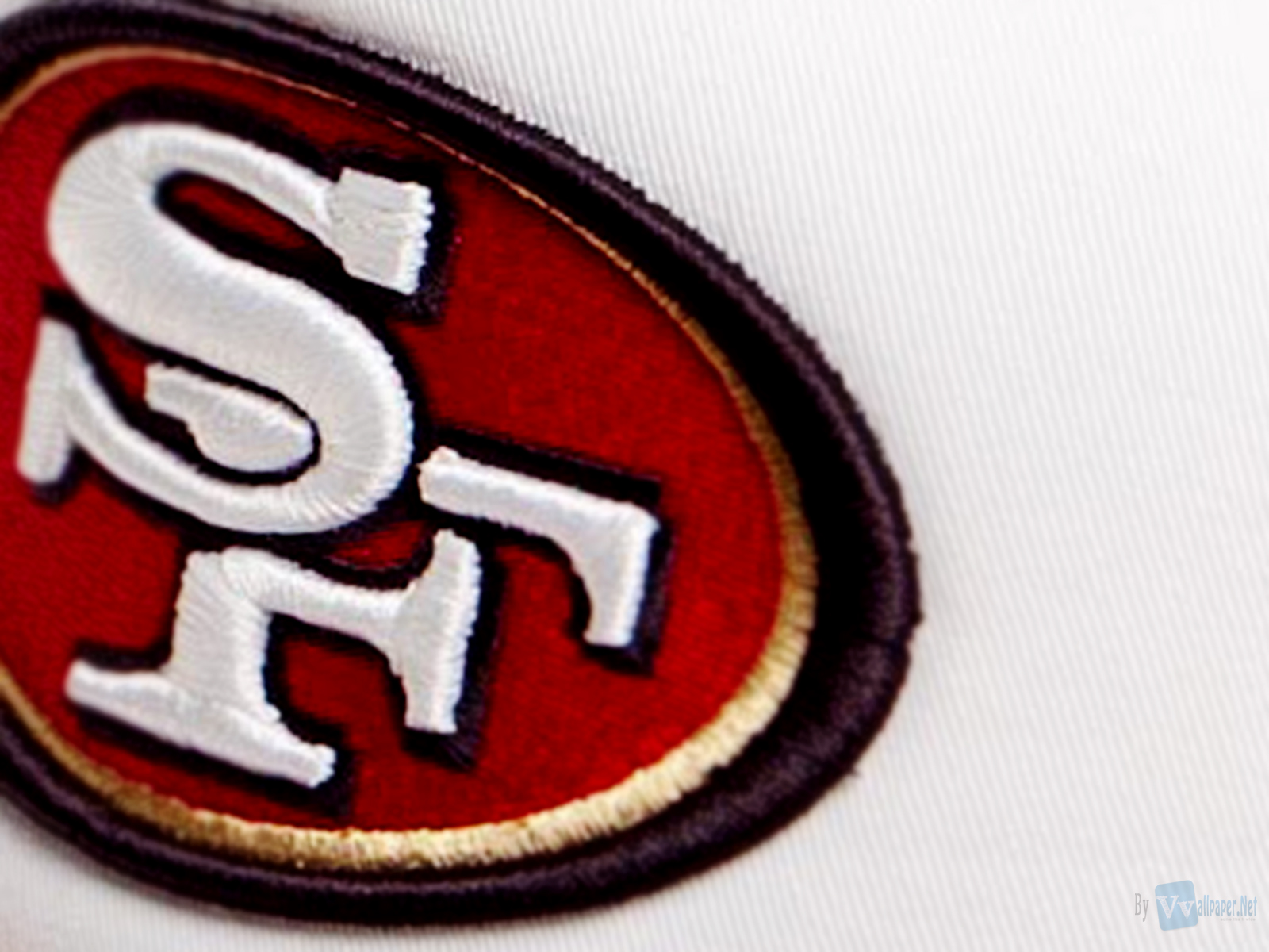 Sf 49ers Nfl Team Logo Close Up HD Wallpaper Jpg