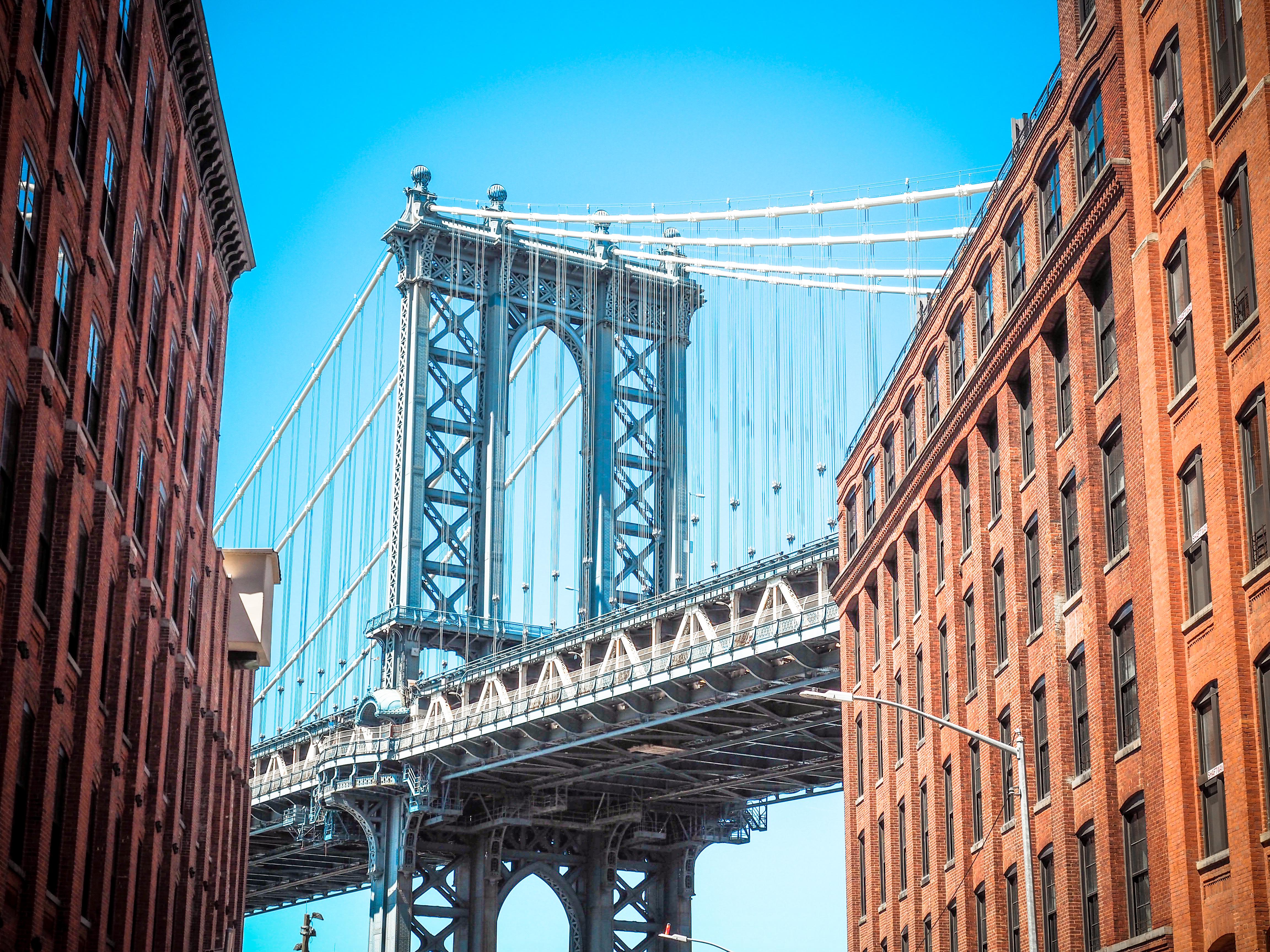 Man Made Manhattan Bridge 4k Ultra HD Wallpaper