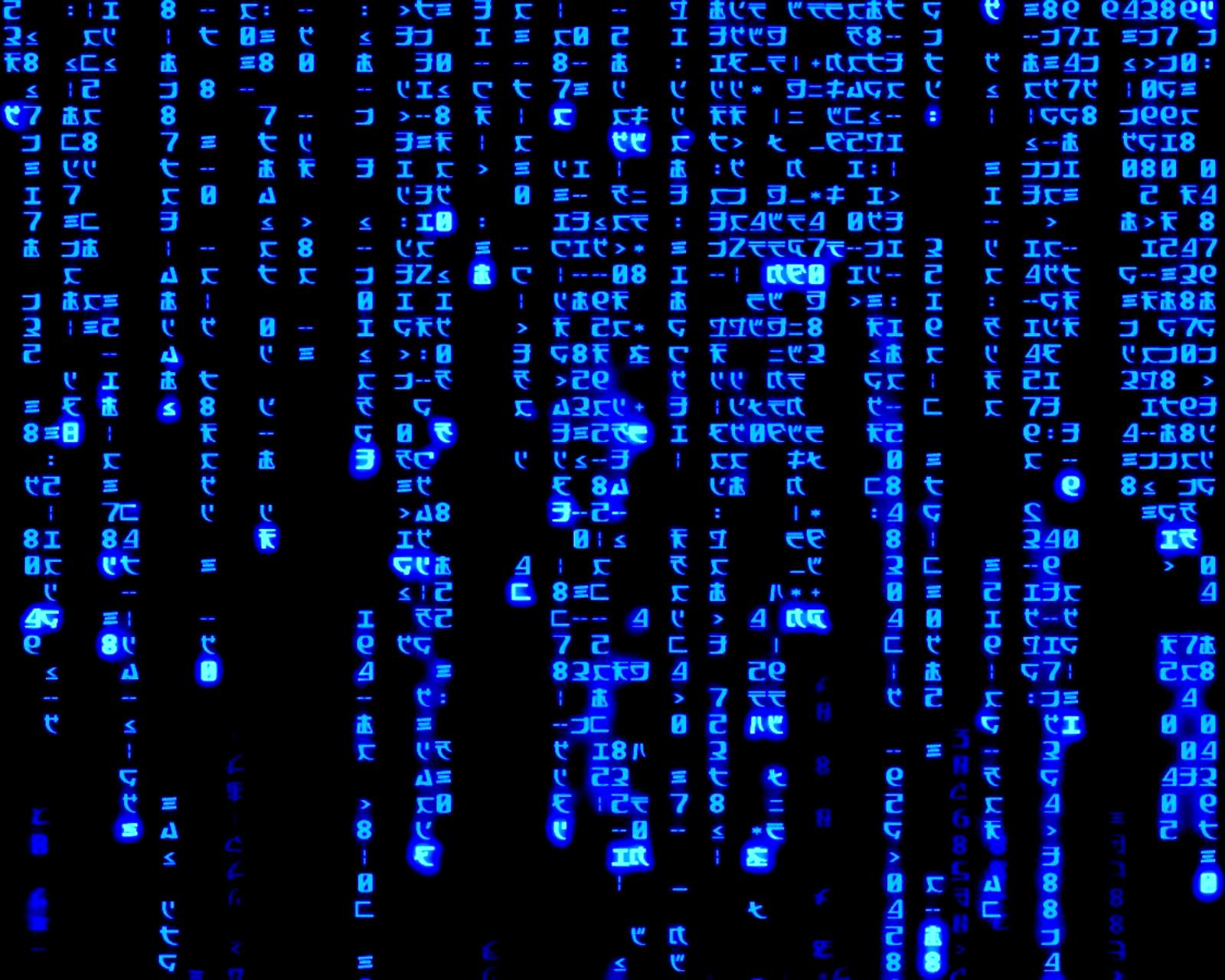 Matrix Blue Code X Wallpaper