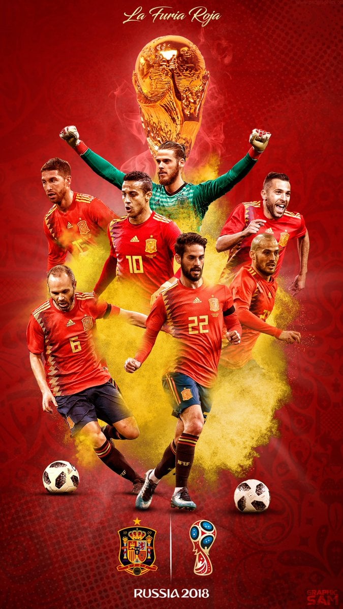 GraphicSam on Spain national team wallpaper for the