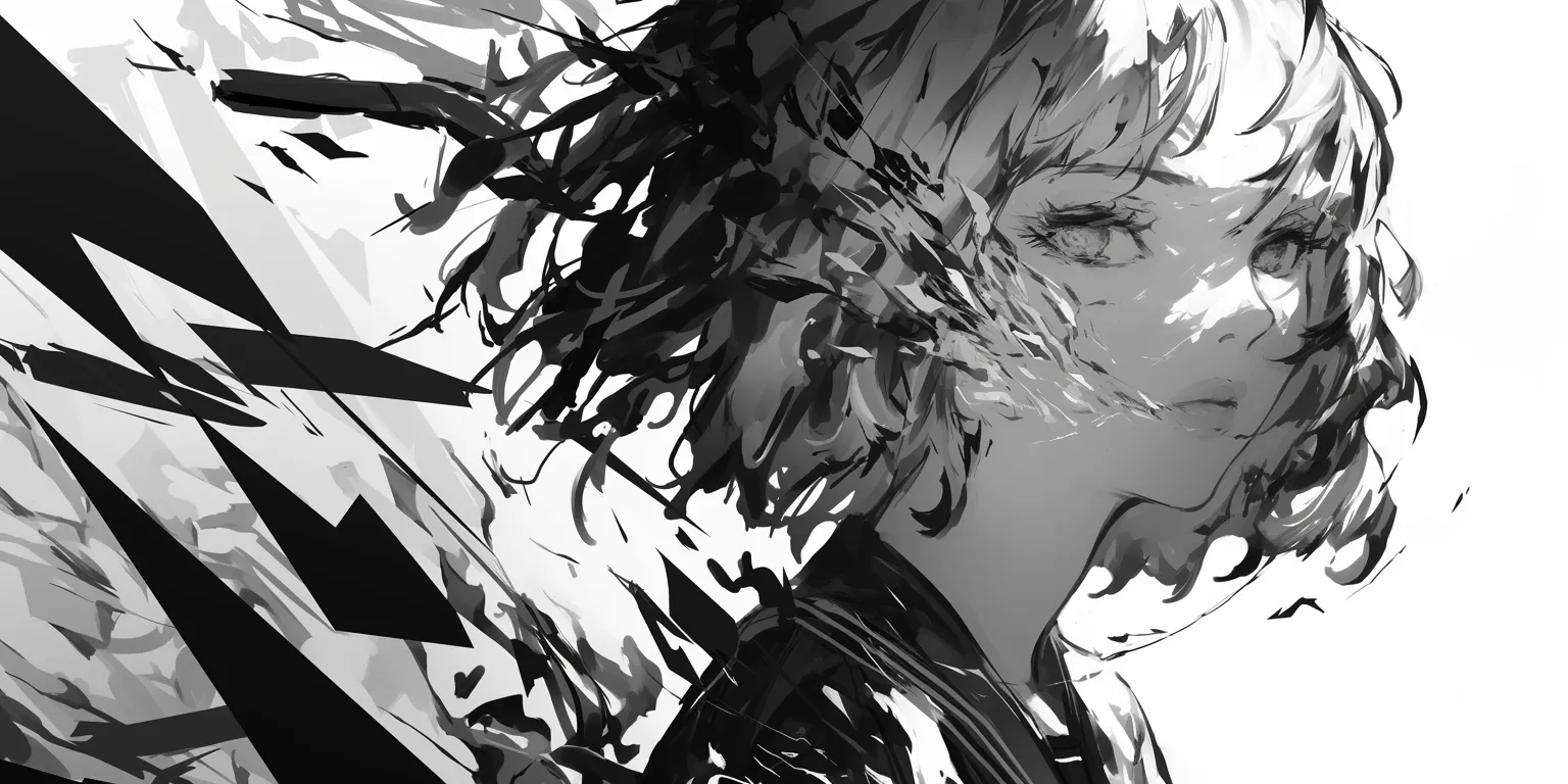 Black And White Anime Wallpaper