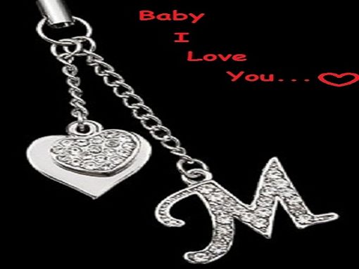 Wallpaper To Your Cell Phone Alphabet M I Love You Letter