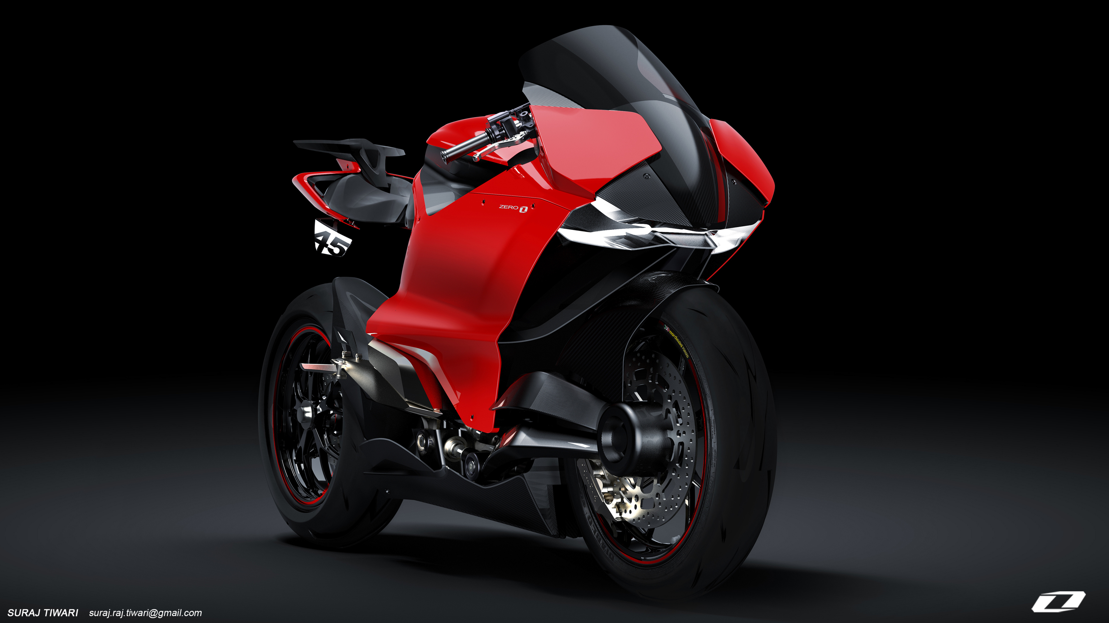 Wallpaper 4k Ducati Zero Electric Superbike
