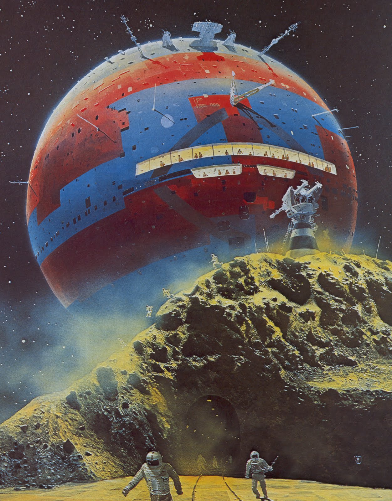 Retro Space Wallpaper