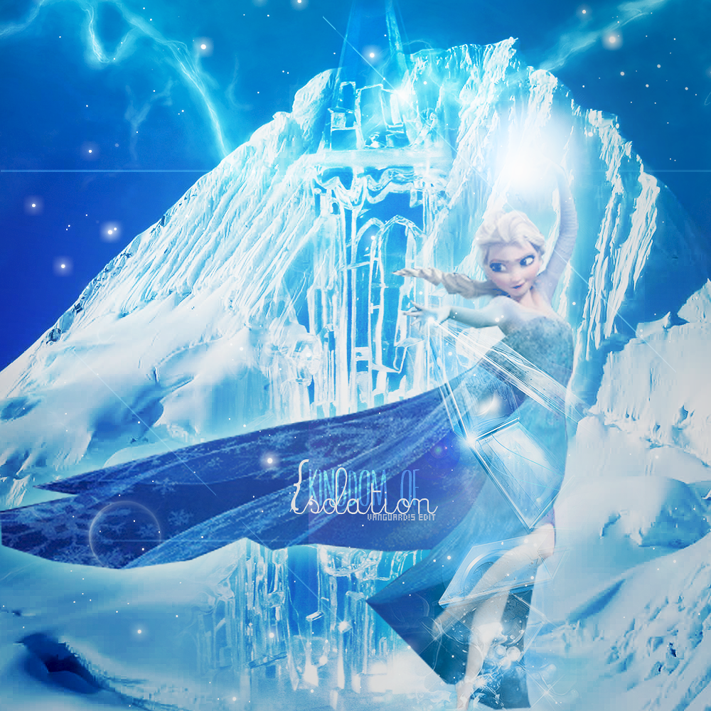 Elsa The Snow Queen Frozen Themed Wallpaper By Alicetribe On