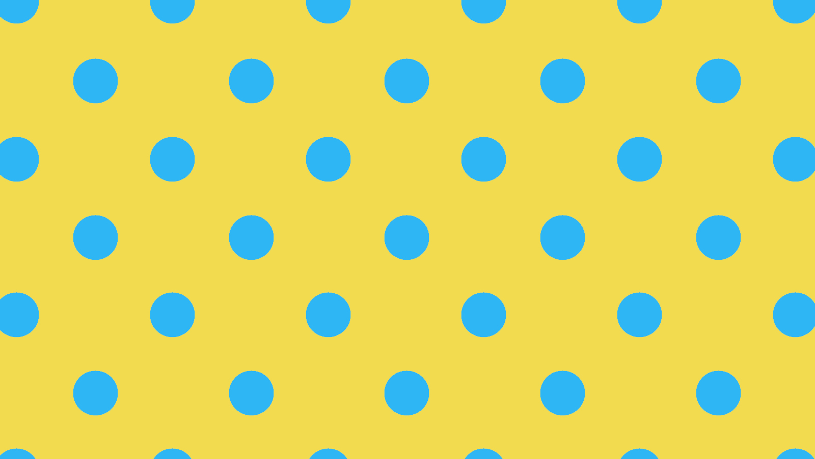 Polka Dot Background Yellow Blue Wallpaper