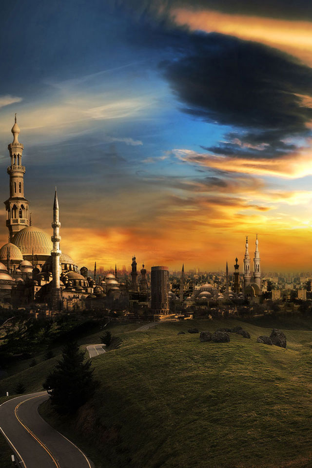 City Of A Thousand Minarets iPhone Wallpaper Mobile HD