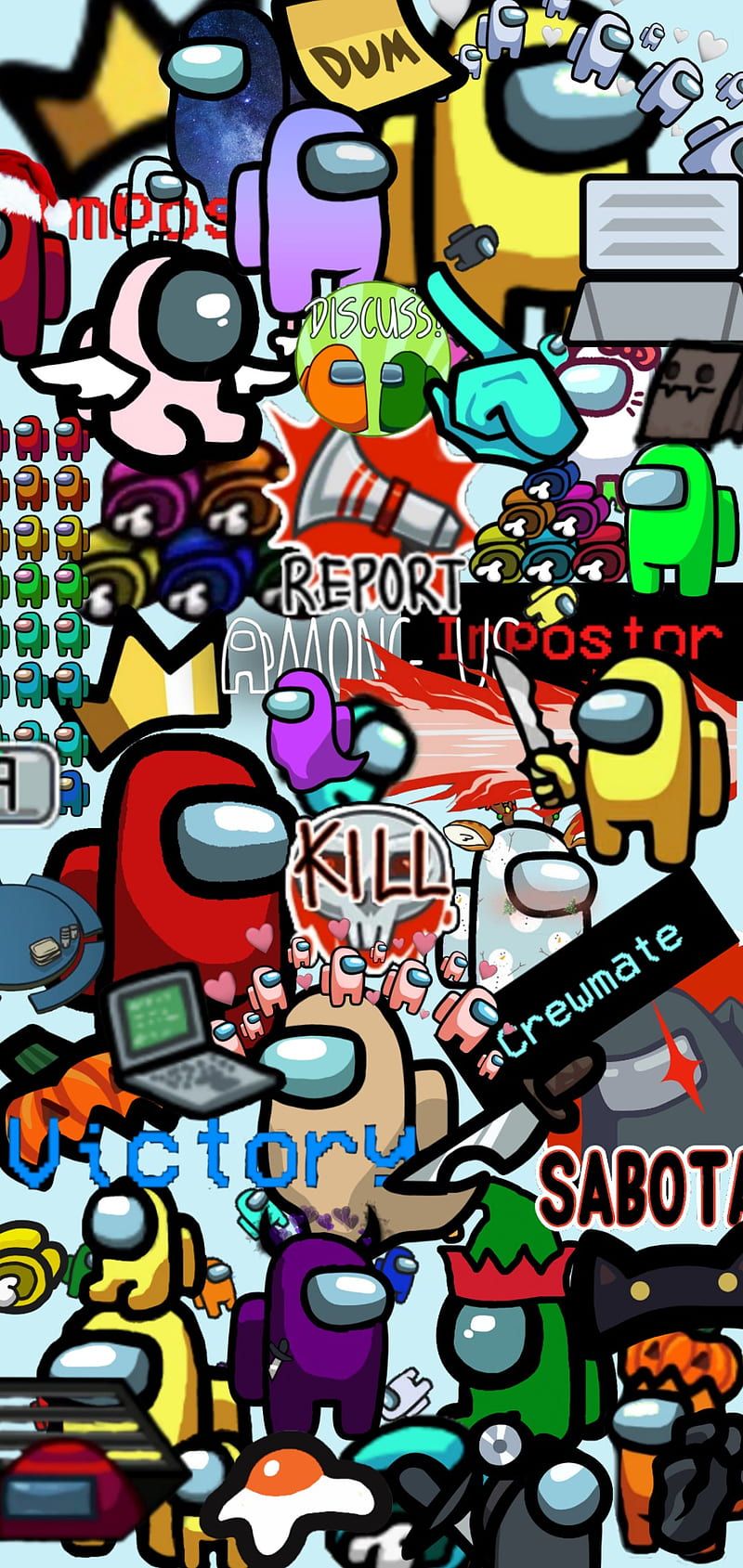 Among Us Aesthetic Wallpaper