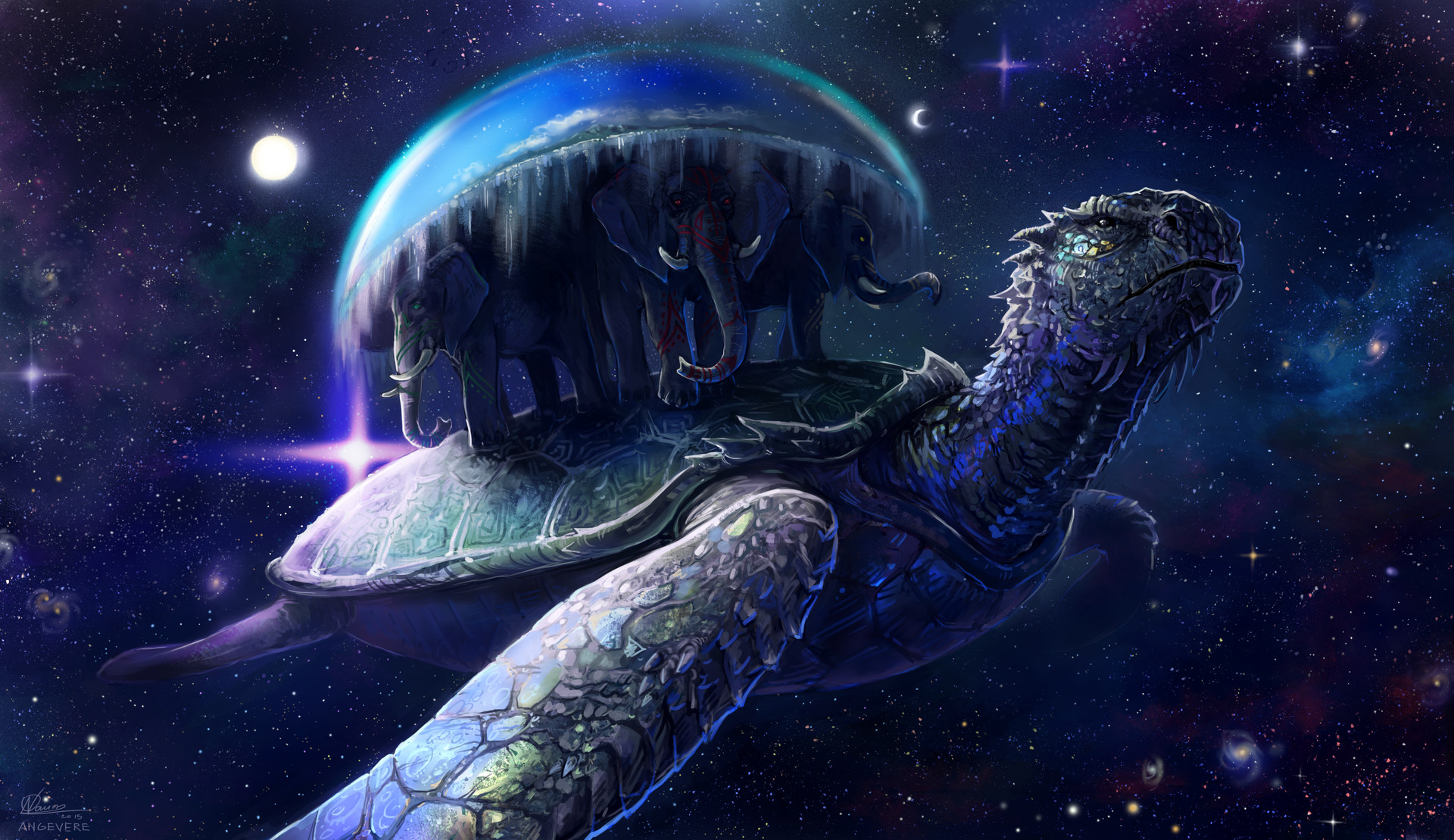R Imaginaryturtleworlds The Great A Tuin By Angevere Ona