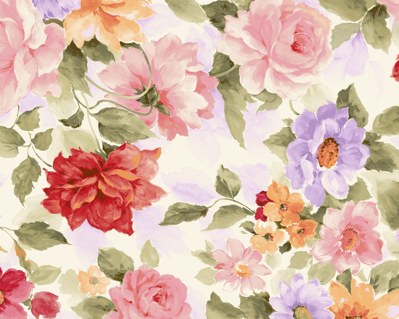 Flower Pattern Wallpaper Hill Design Pany