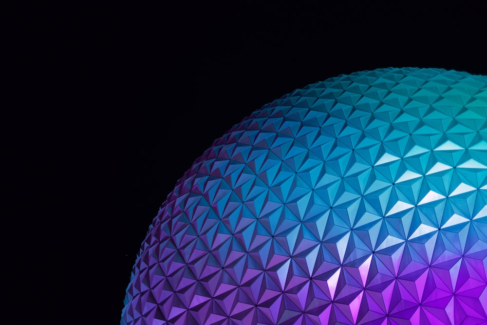 Purple And White Round Ball Photo Orlando Image