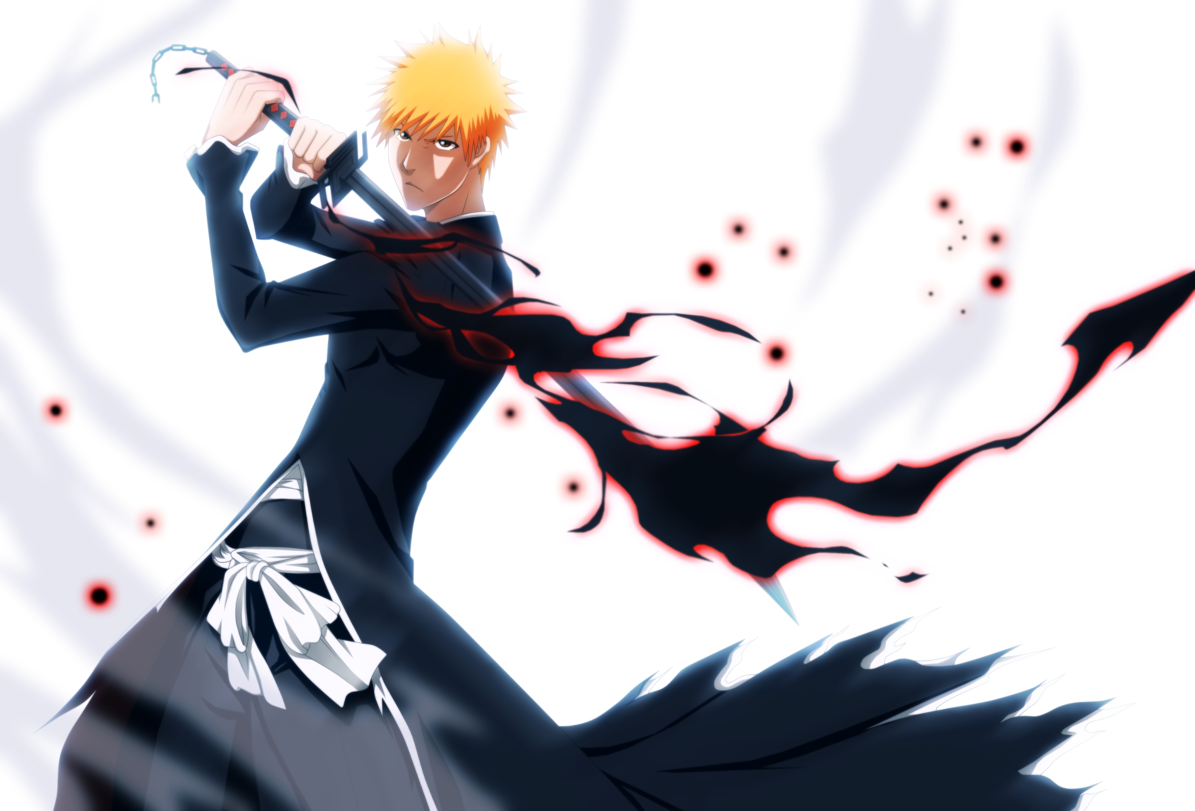 Bankai Ichigo Kurosaki Anime Bleach 4k Ultra HD Wallpaper By Gevdano