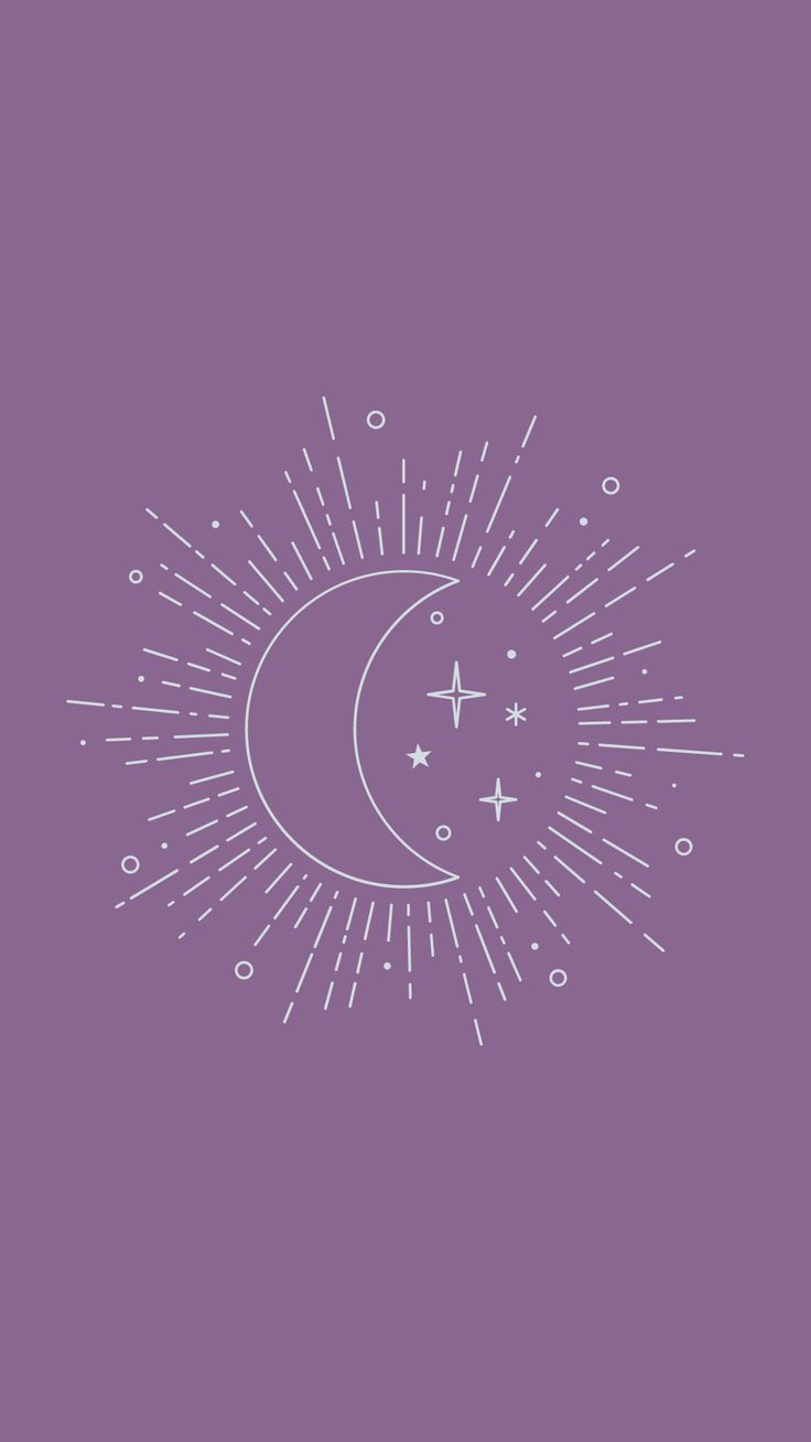 Moon And Stars iPhone Wallpaper