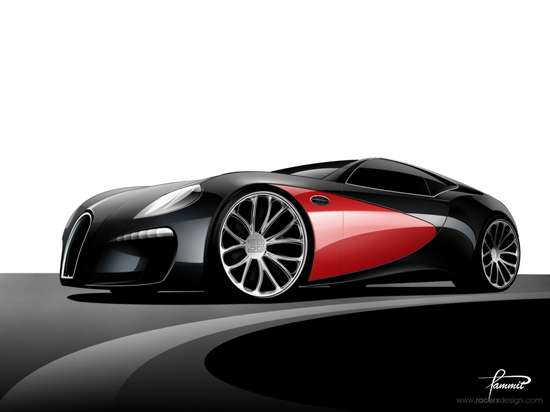 High Resolution Bugatti In Red And Black Colour Buntycars