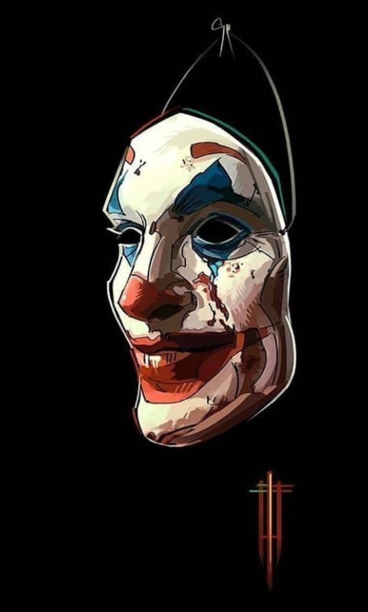Salvatore Capolupo On Mondo Horror Joker Painting