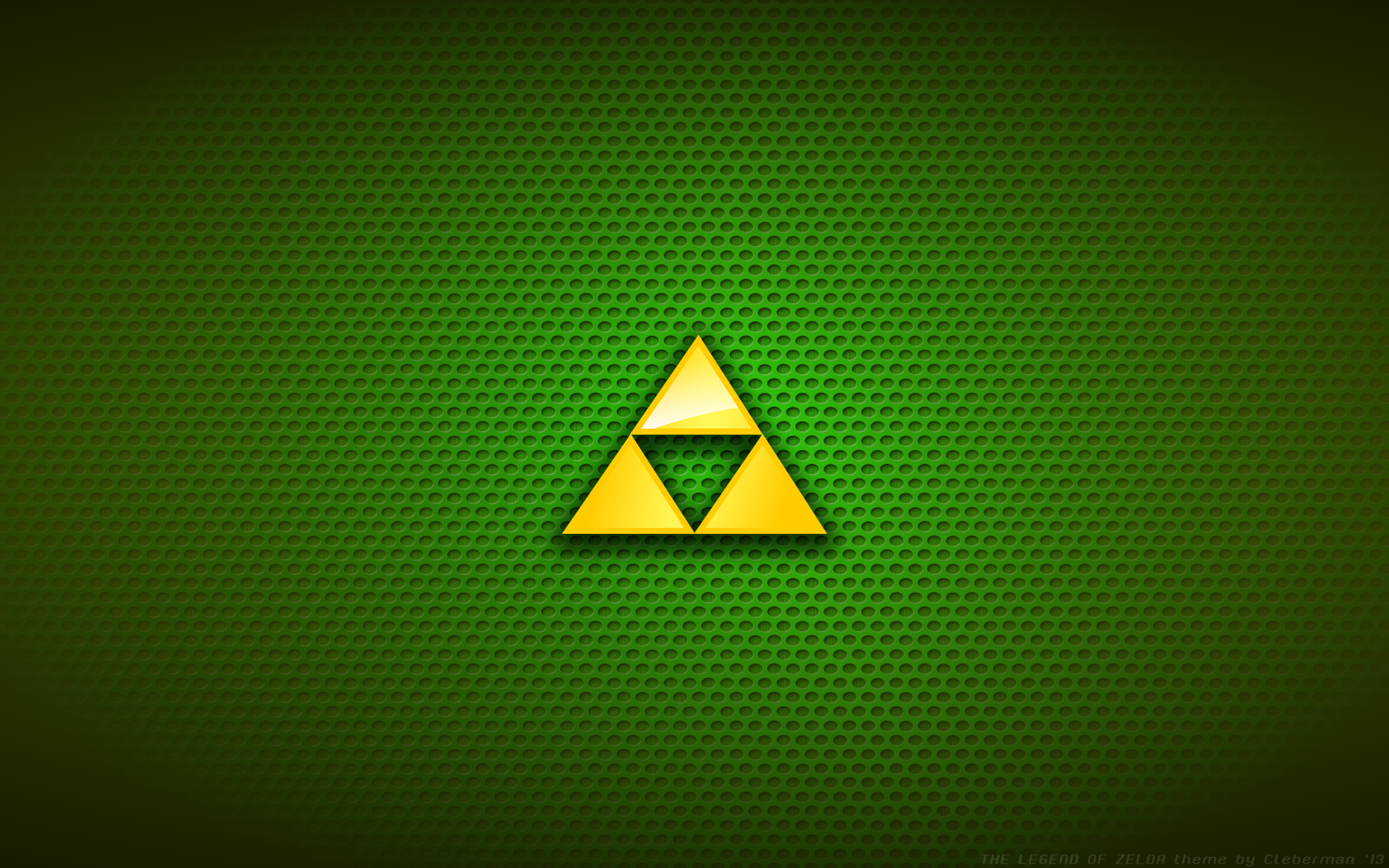 Hyrule Triforce And Mario