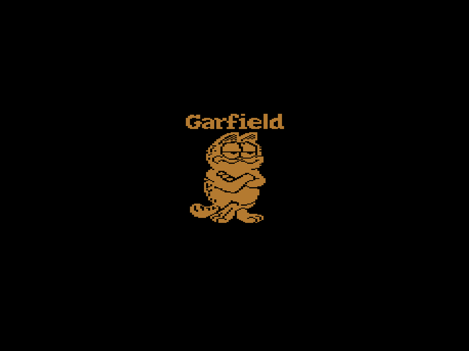 Atari Garfield Wallpaper The Retroist
